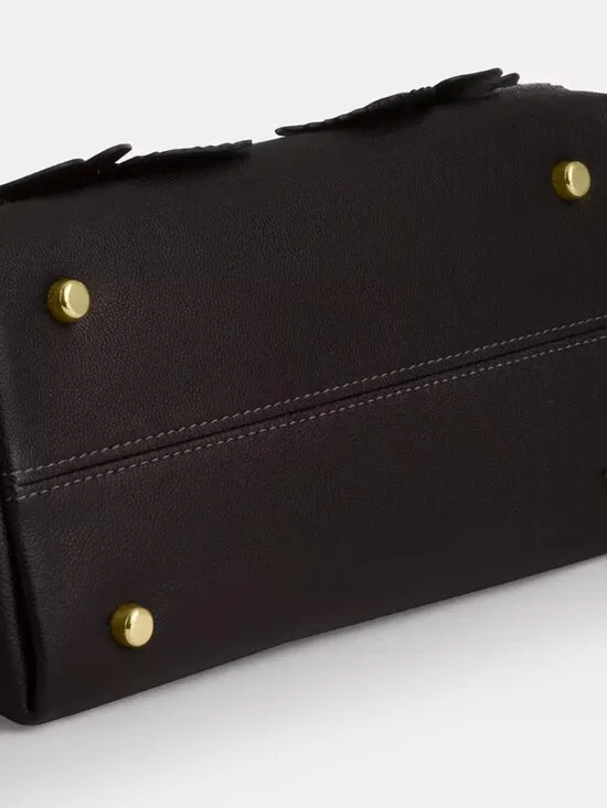 COACH CDY44 Emory Top Handle Bag with Floral Appliqué in Maple *SEALED* - Picture 8 of 10